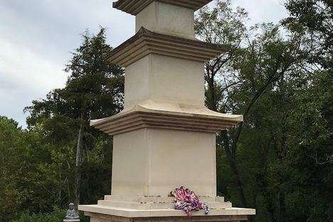 Pagoda side view closeup