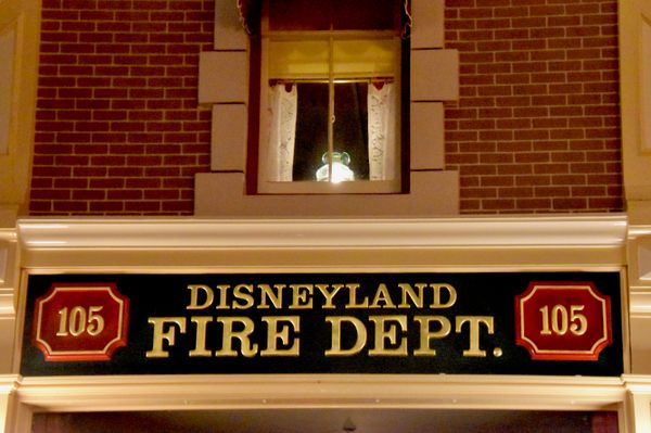 The window from which Walt overlooked the park.