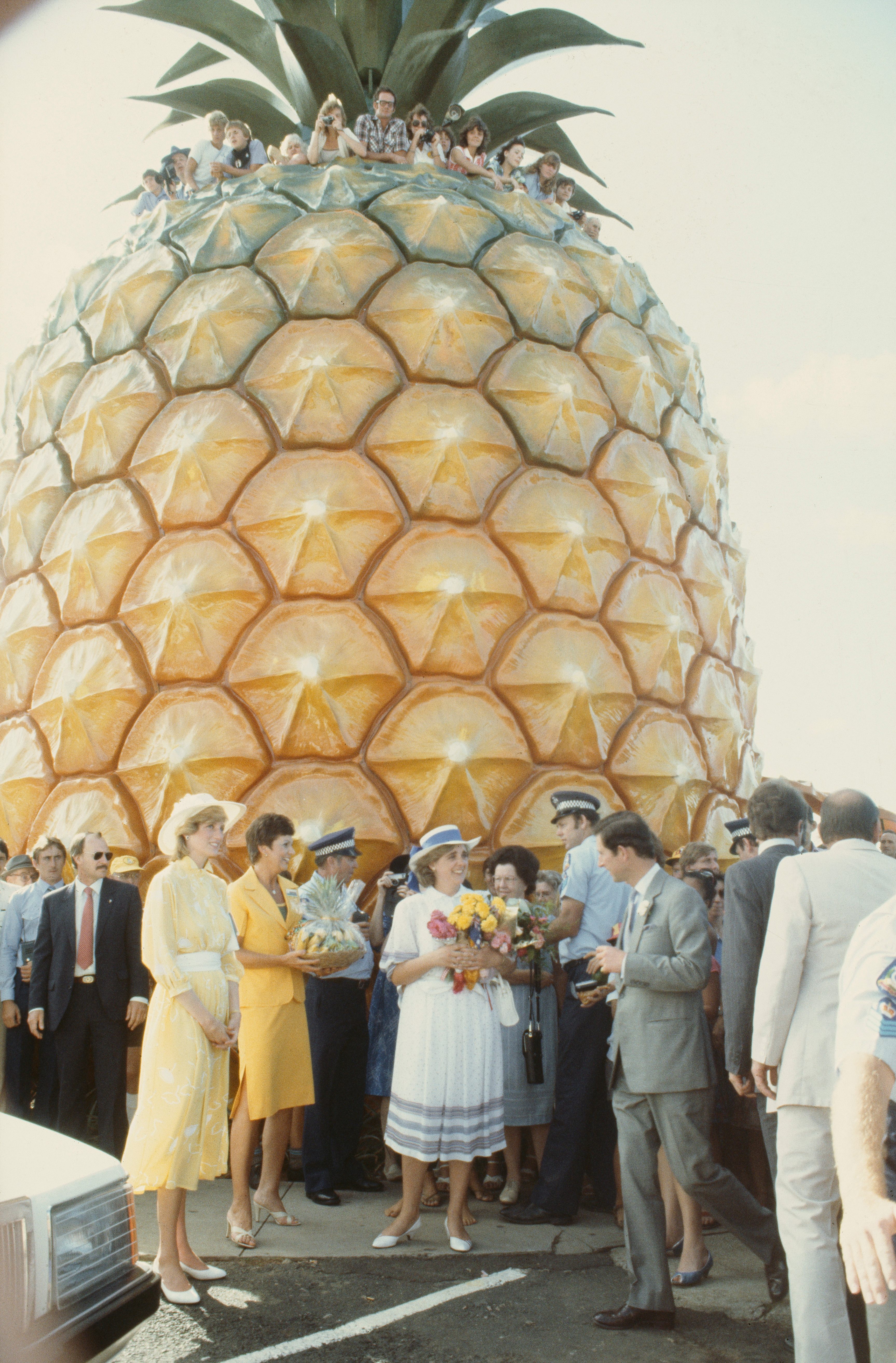 The Big Pineapple is so iconic that even Prince Charles and Diana, Princess of Wales, visited during their 1983 tour of Australia.