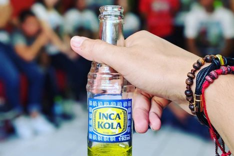 Inca Kola stands out in a world dominated by brown colas.