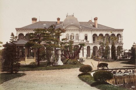 The Rokumeikan building, c. 1883-1900.