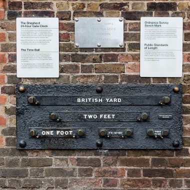 Public Standards of Length at the Royal Greenwich Observatory.