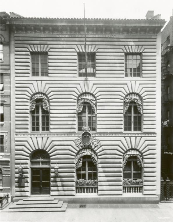 The 115th Street building, where Regina Anderson became the first African American to lead an NYPL branch.