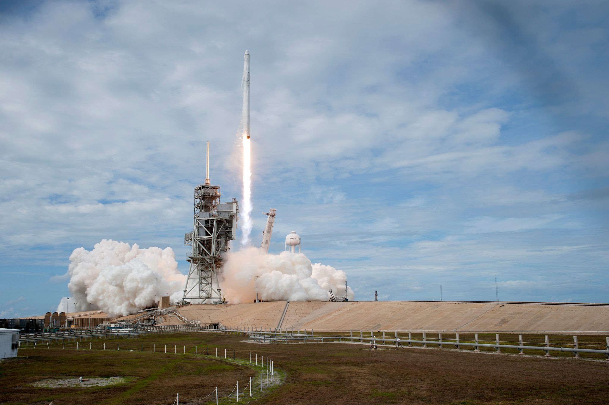 A SpaceX Falcon 9 launches on June 3, carrying the Ghanasat-1 and supplies for the International Space Station.