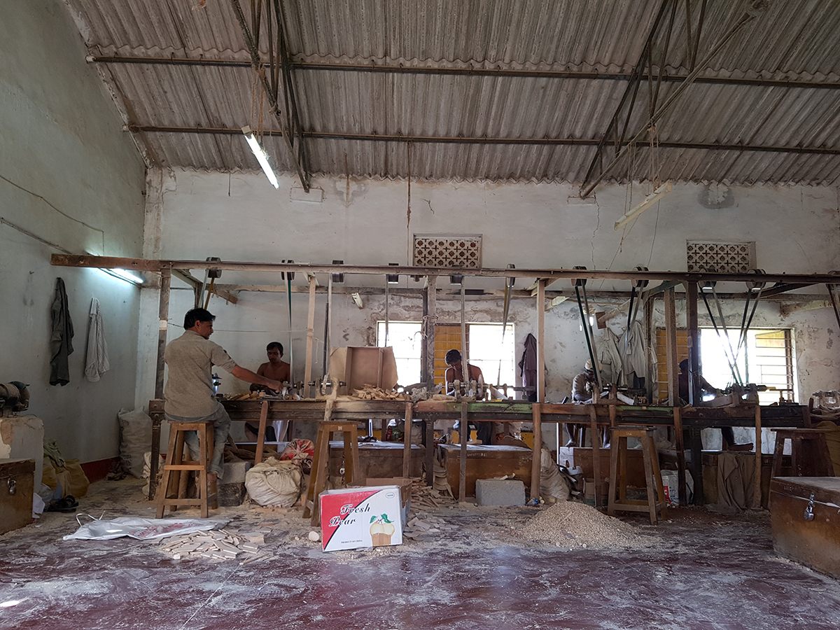 A group of artisans at the collective supported by the local government.