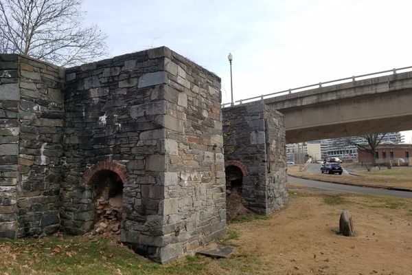 Lime kilns.