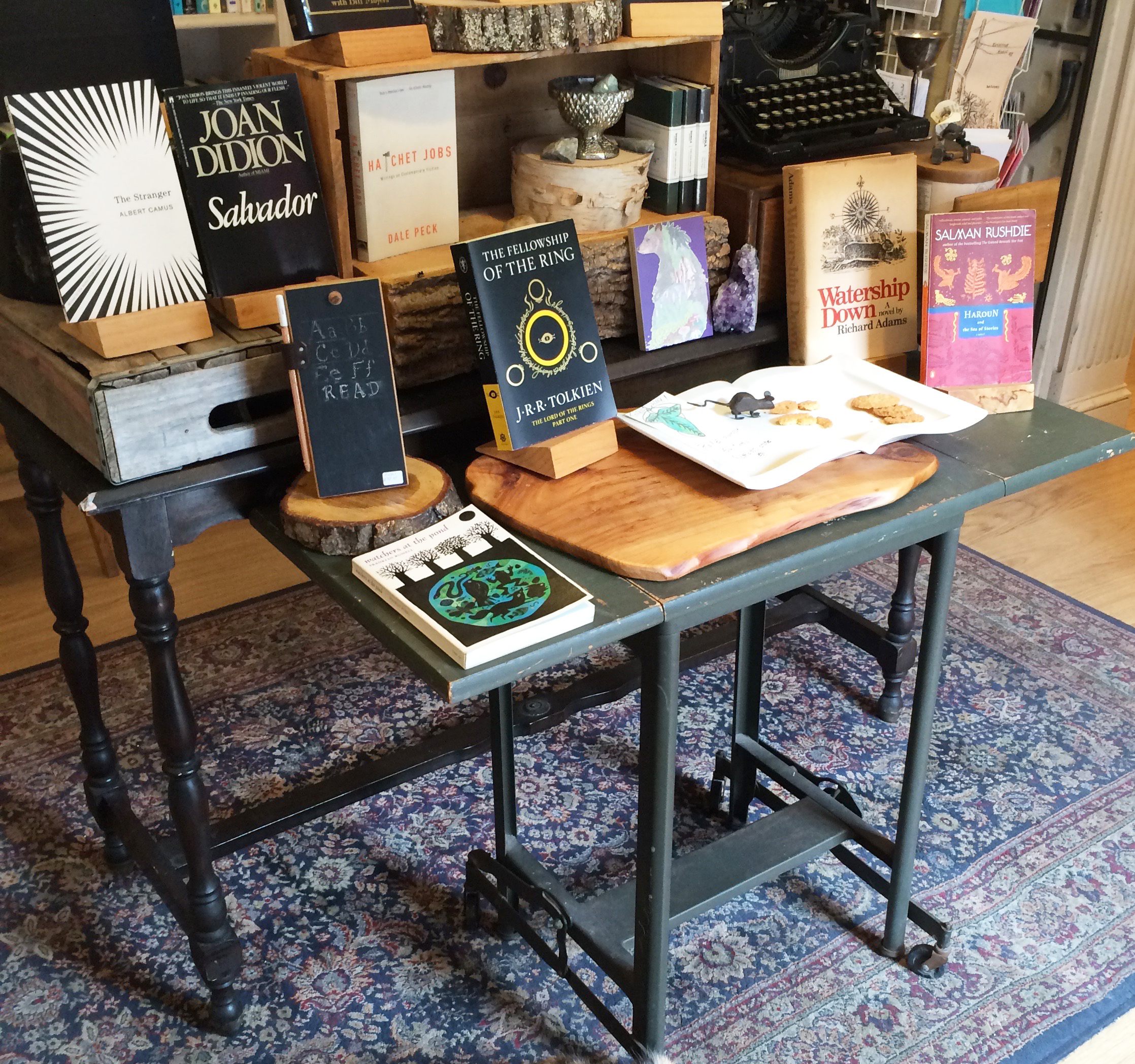 The eclectic offerings at The Spiral Bookcase.