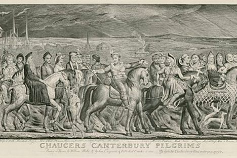 Blake Canterbury Pilgrims engraving