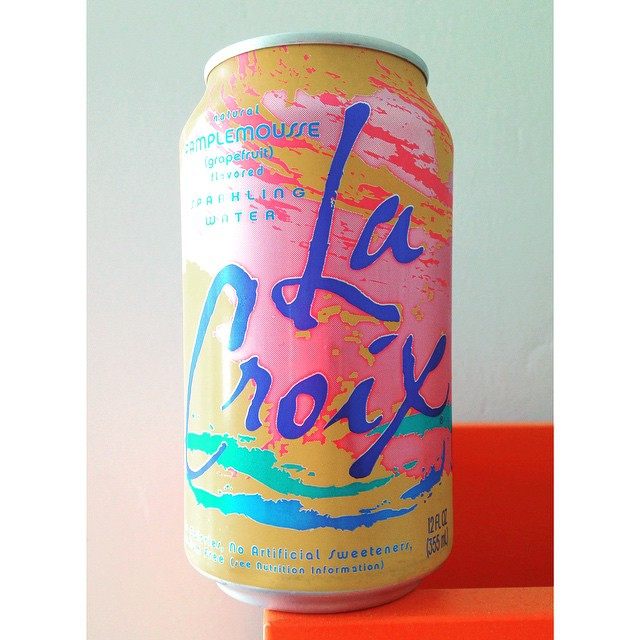 American-made LaCroix sparkling water.