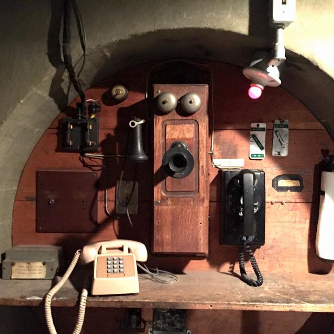 Historic telephone at the 100-inch telescope.