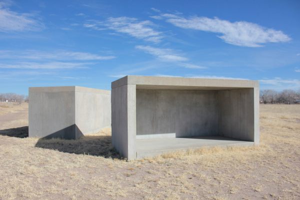 Donald Judd's works at The Chinati Foundation.