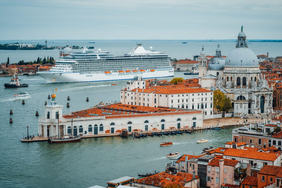 Mass tourism brought in by cruise ships has been damaging to the lagoon's ecosystem.