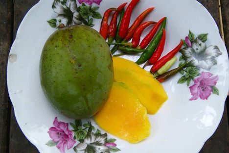 In Malaysia, many diners pair the kuwini with spicy chiles.
