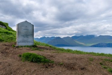 The tomb of James Bond on Kalsoy Island