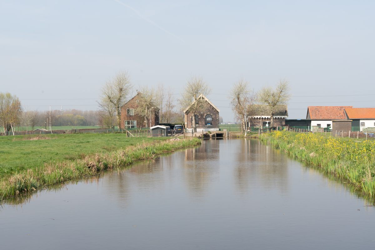 An old water pumping station in Spaarndam, Netherlands; today, engineers and developers are allowing areas to flood.