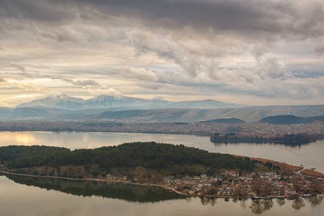 Ioannina Island from above