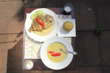 Hudutu, a classic Garifuna dish.