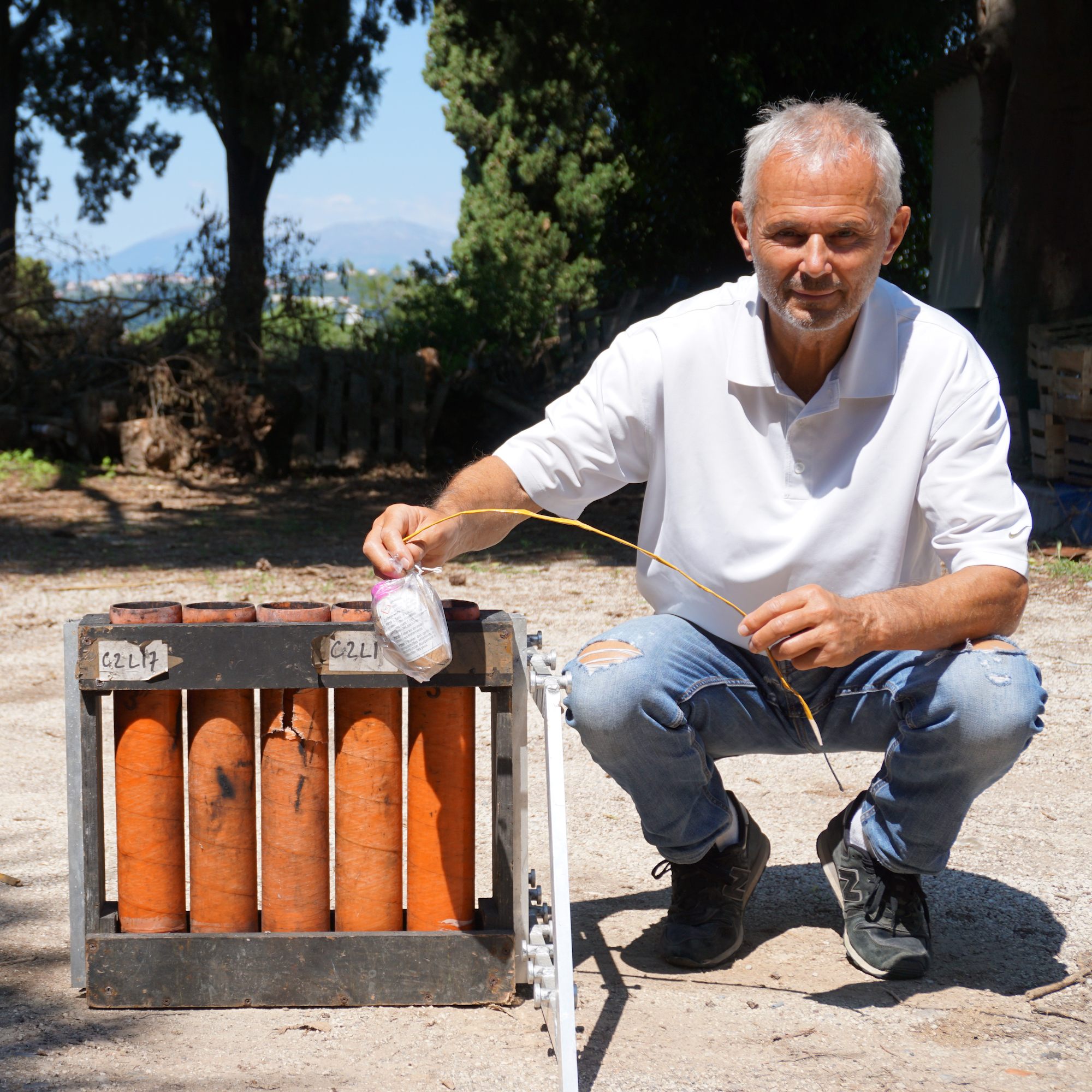 Arnello, a pyrotechnician by trade, has been responsible for the city's daily firework since 1992.