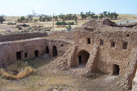 Saint Elijah's Monastery (Dair Mar Elia), south of Mosul, Iraq, was cared for by the Chaldean Church for centuries, and Christian pilgrims continued to visit the ruins