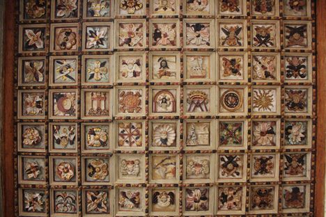 The ceiling.