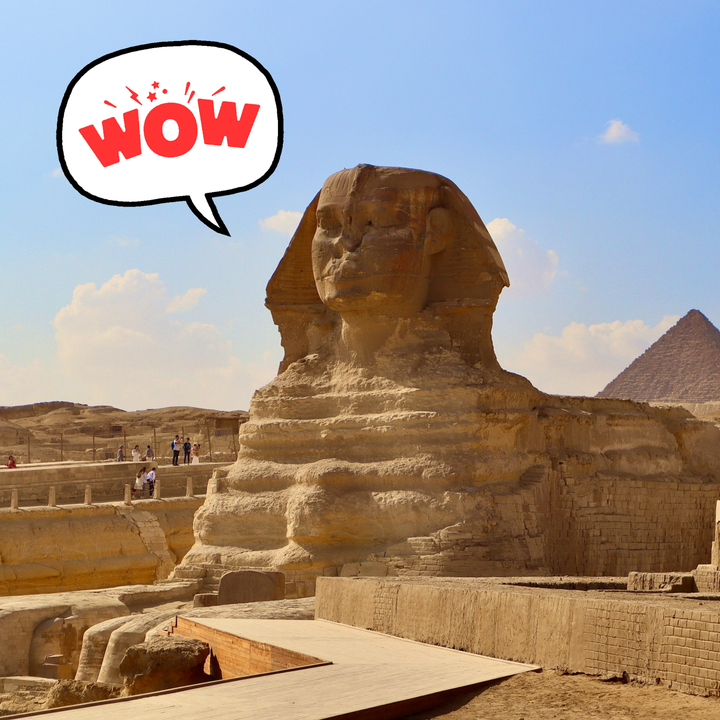 Explore the mysterious Sphinx & Pyramids of Giza.