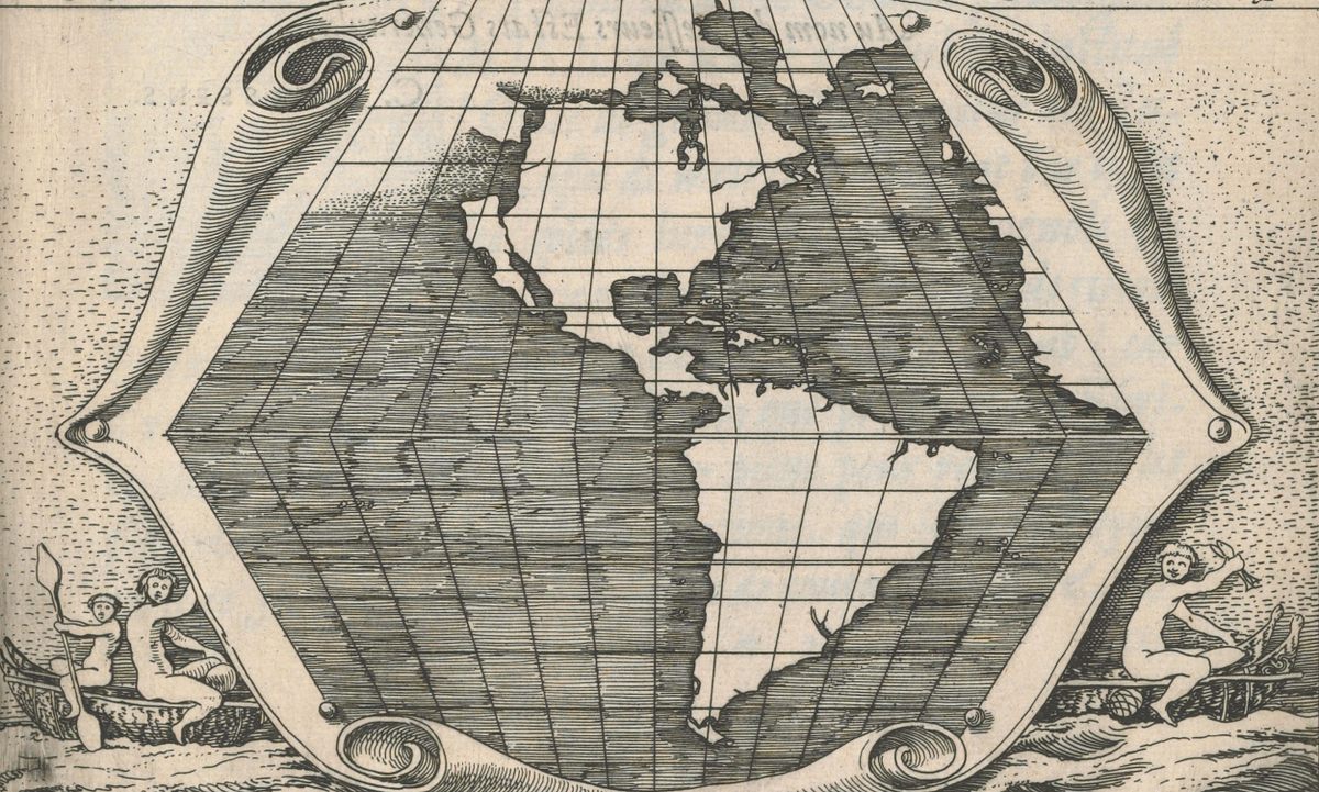 Second title page of ‘Descriptio Indiæ Occidentalis’ by Antonio de Herrera y Tordesillas, published in Amsterdam in 1622. This is the earliest map to show California as an island.