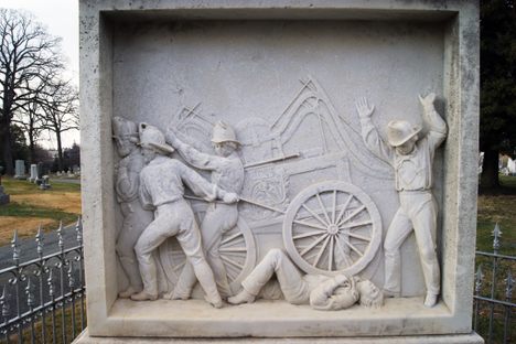 The front of the memorial.