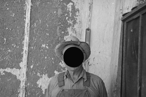 <em>Untitled photo, possibly related to: Mr. Tronson, farmer near Wheelock, North Dakota.</em>