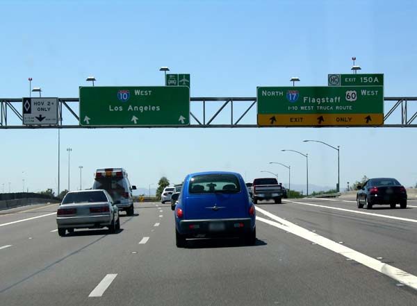 Route 10 in Phoenix, the site of the Tierra Santa, Inc. crash.