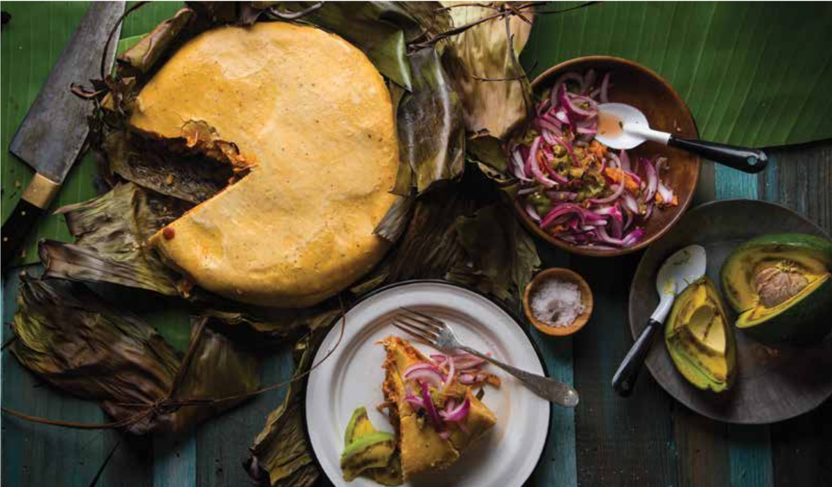 Mukbil pibipollo is a classic dish for Hanal Pixan (or "Food for the Souls"), the Yucatán celebration of Day of the Dead.