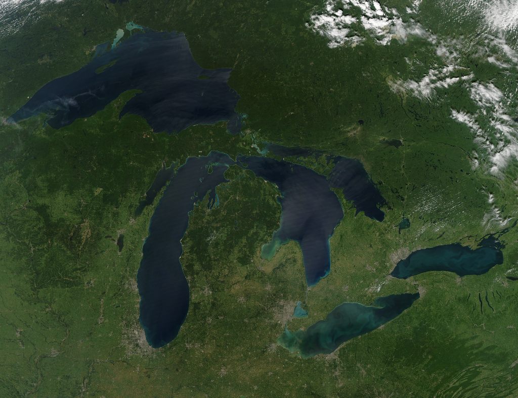 The Great Lakes.