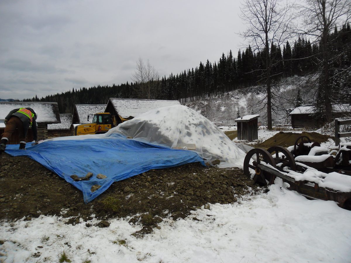 The restaurant refuse pile was unearthed during a series of construction excavations.
