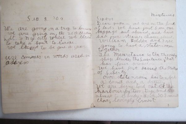 The beginning of Hemingway's story.