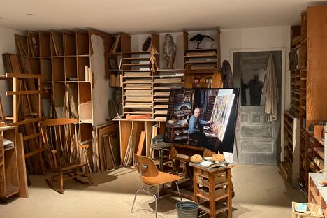 Recreated Burchfield Studio