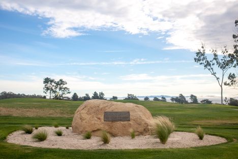 Monument to the Bombardment of Ellwood in Goleta, California.