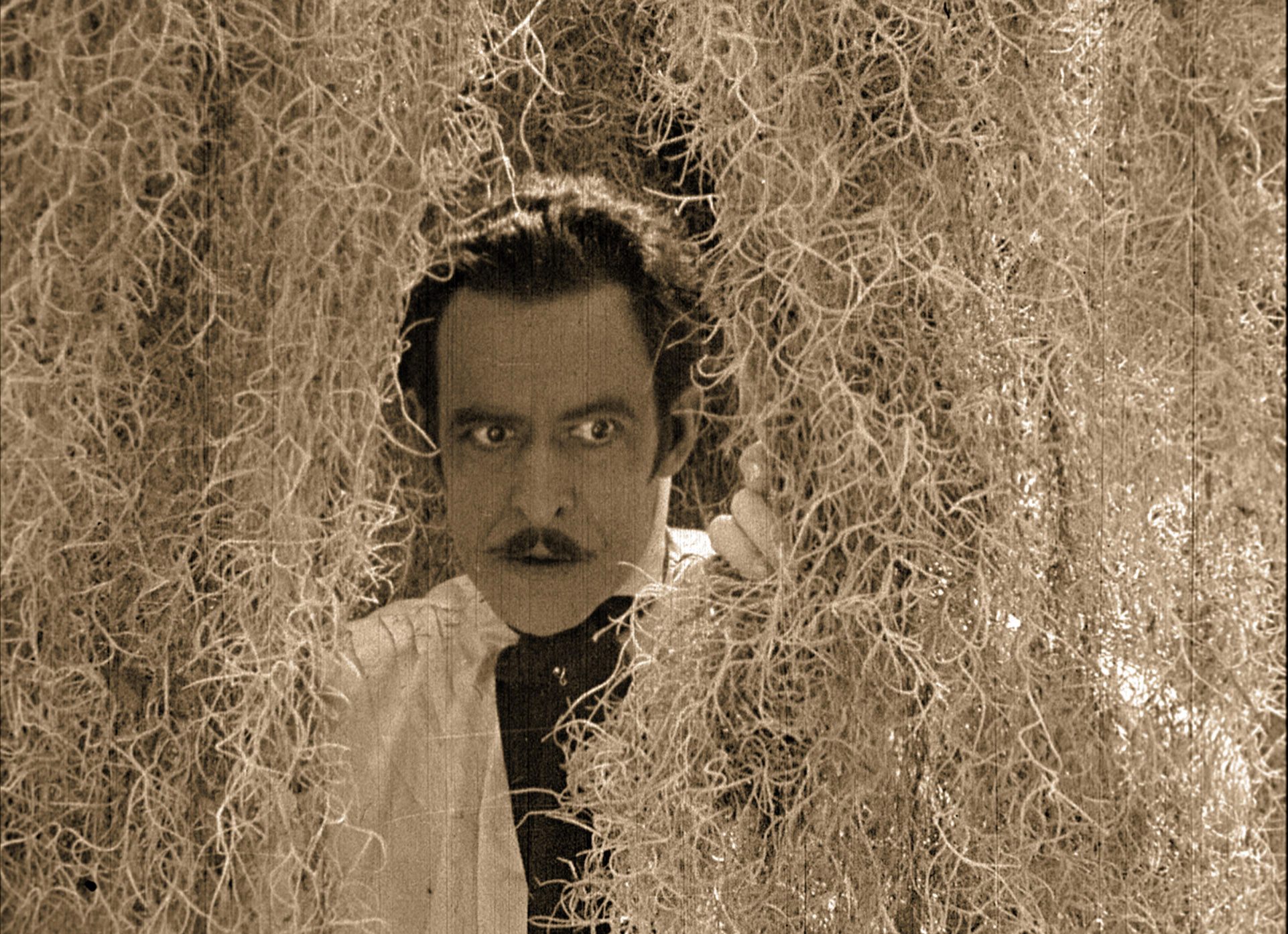 The evil Gaspard, from the 1920 silent film Bitter Fruit, was certainly deserving of the Mysterioso Pizzicato.
