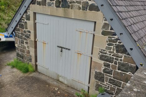 The front of the boathouse today