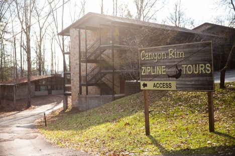 Zipline through the "Grand Canyon of the South."
