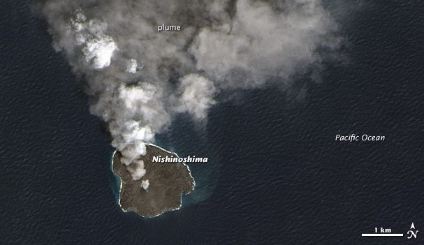 Nishinoshima in March 2015.