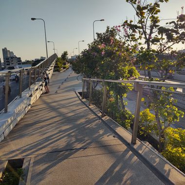 This once-abandoned space has been given new life as a public park.