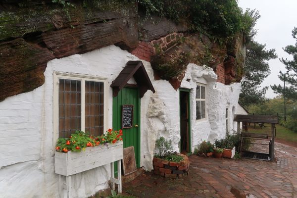 Entrance to one of the Rock Houses.