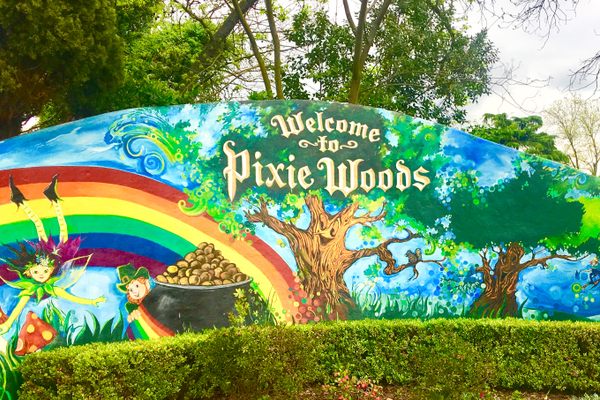 Pixie Woods entrance.