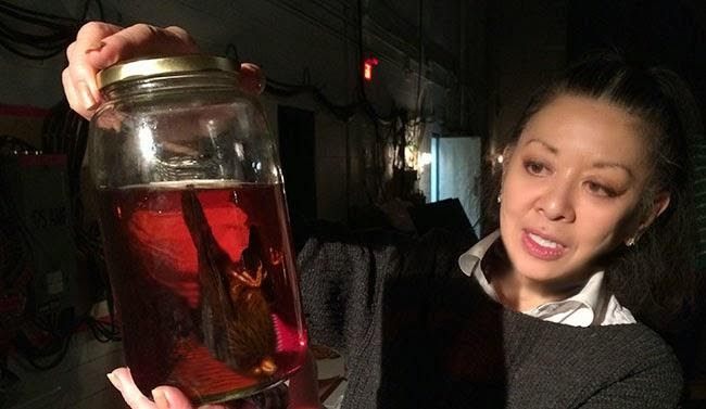Though her work often ventures into the gruesome, Poon herself is not a horror fan.