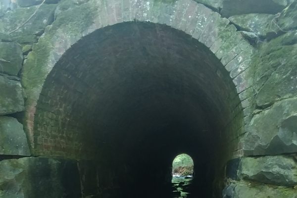 Civil War-era tunnel at Lake Accotink Park.
