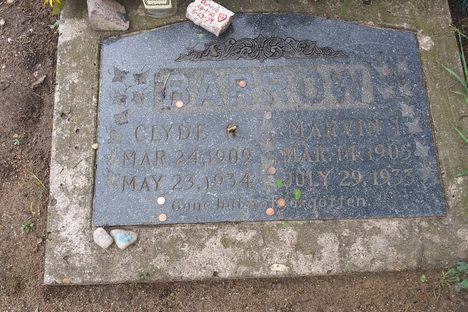 Barrow marker in Western Heights Cemetery,