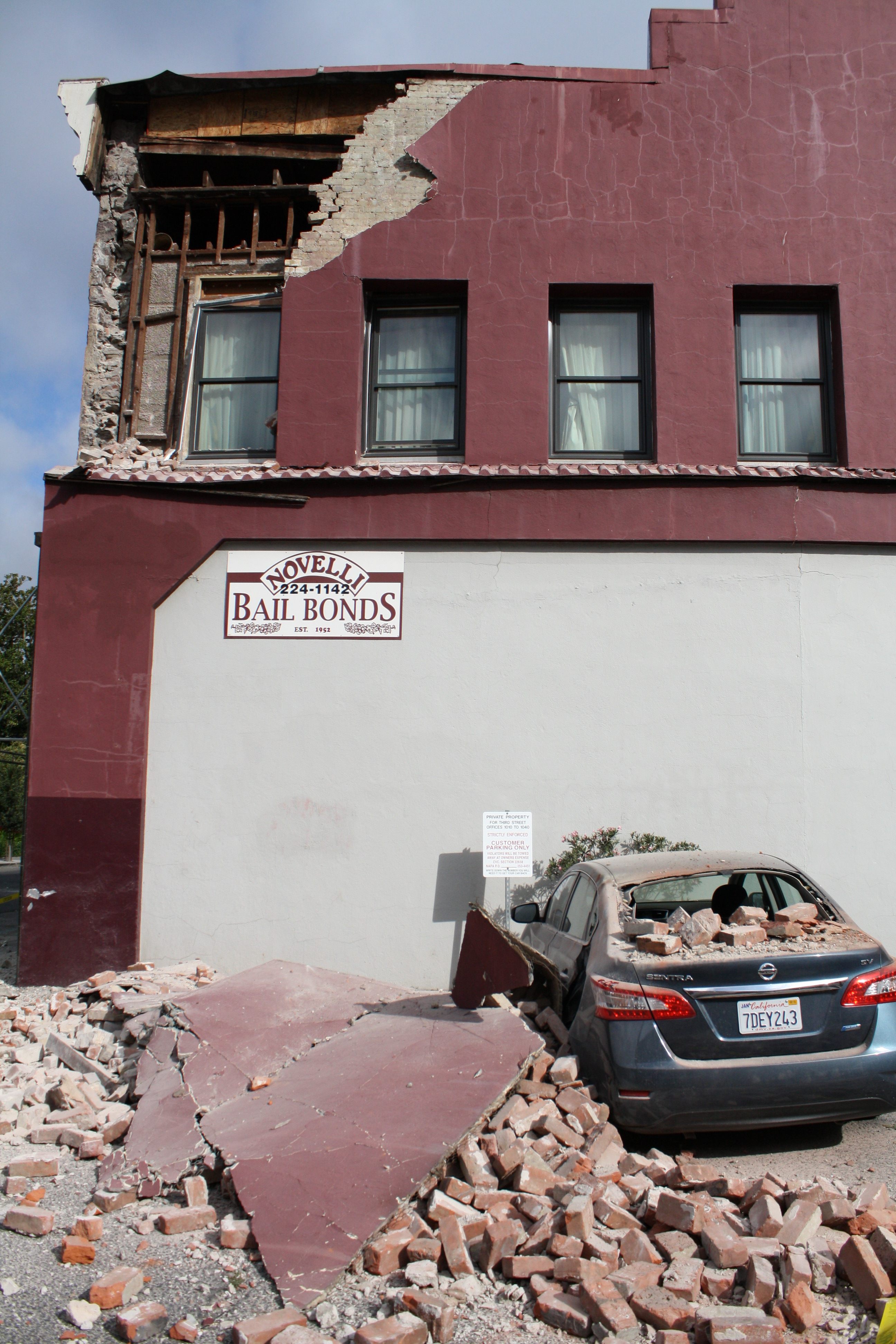 Buildings have to meet certain codes based on location in order to be more equipped to handle big quakes.