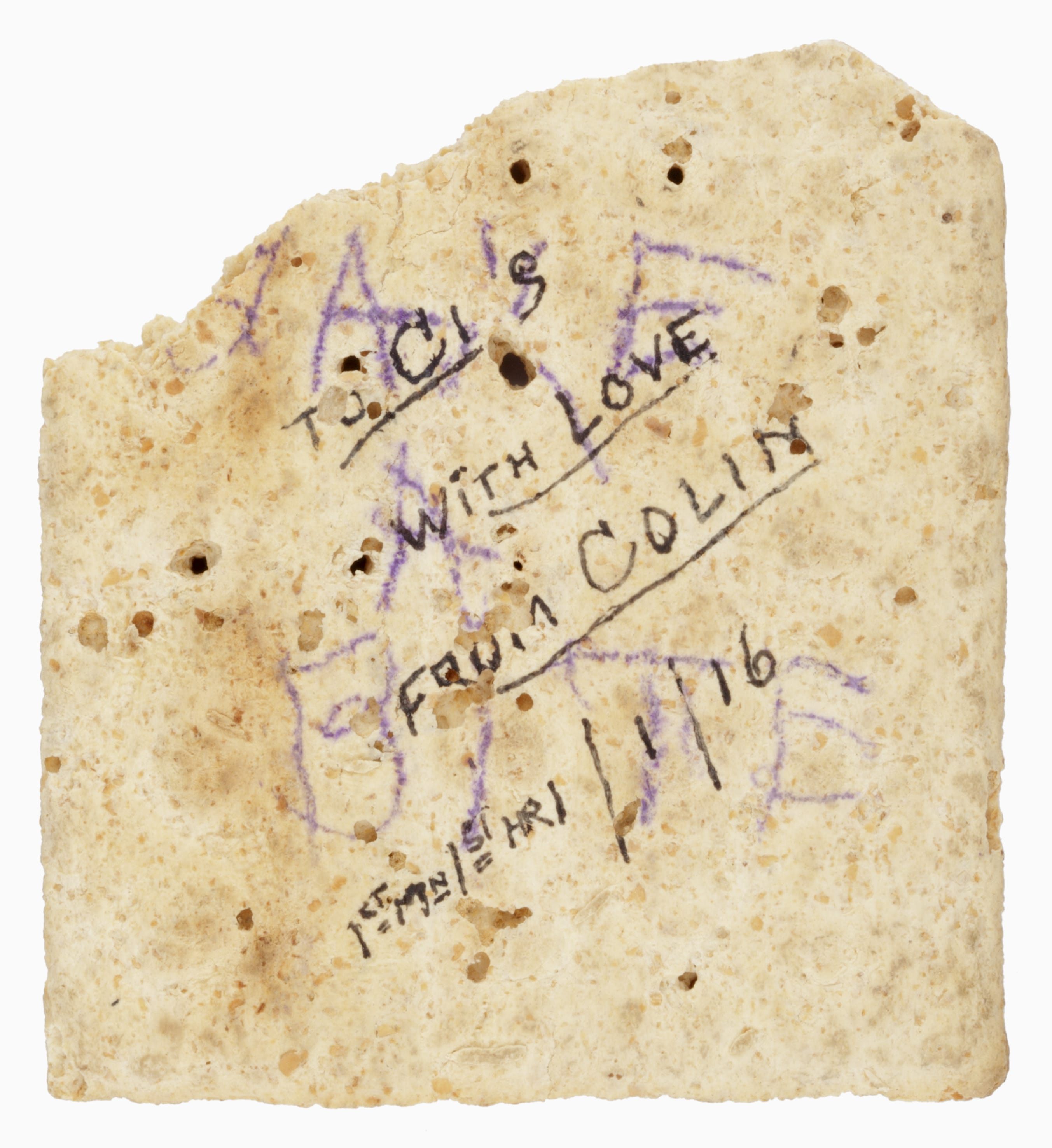A message from an 18-year-old soldier to his sister.