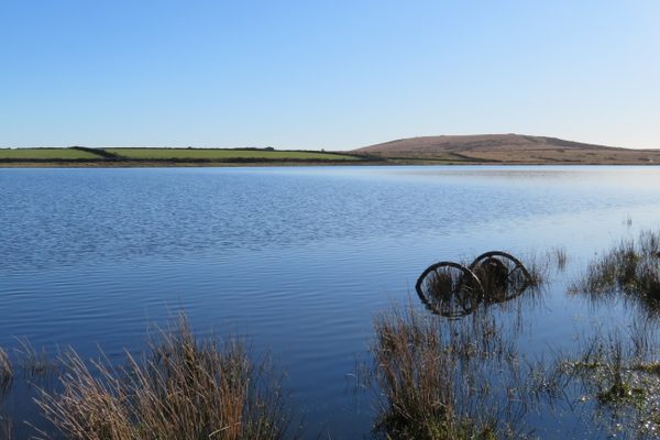 Dozmary Pool with Brown Gelly in the distance