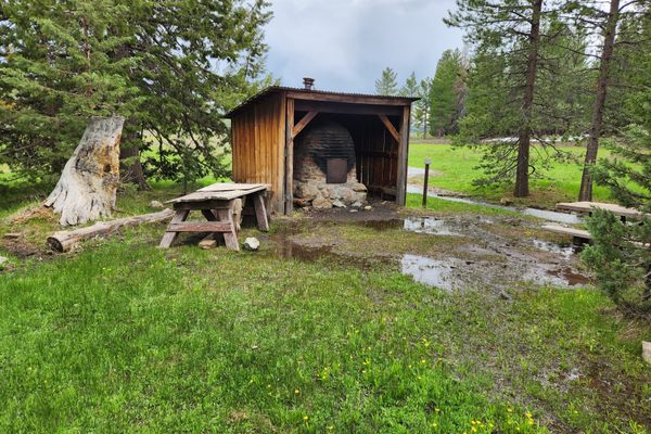 Wheeler Sheep Camp, with oven