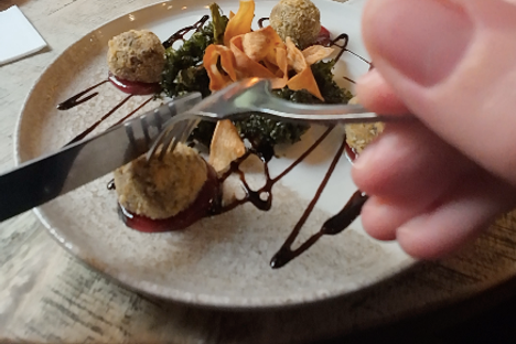Haggis Bonbons, Arcade Bar, Edinburgh